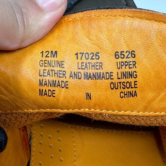 Timberland Anti-Fatigue Hiking Waterproof Leather Shoes 17025 Men\'s 12M main image 8
